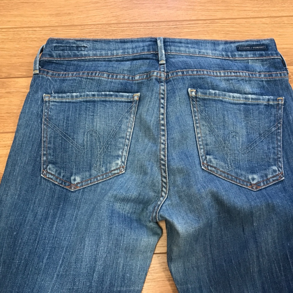 Citizens of Humanity “Ava” low-rise straight leg jeans (size 30) - Picture 9 of 12